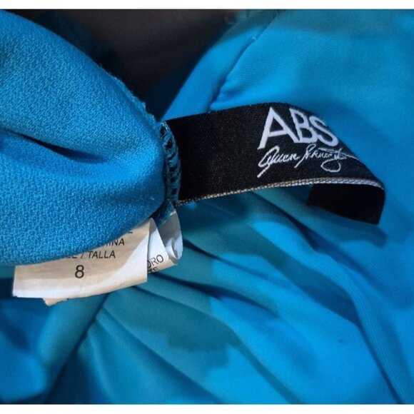 ABS By Allen Schwartz Slimming Skirted One-piece Swimsuit Women's Size 8 - Picture 5 of 6